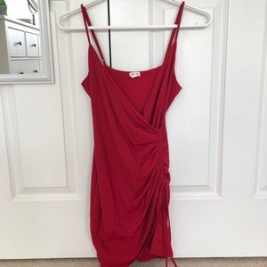 Garage Red Bodycon Dress